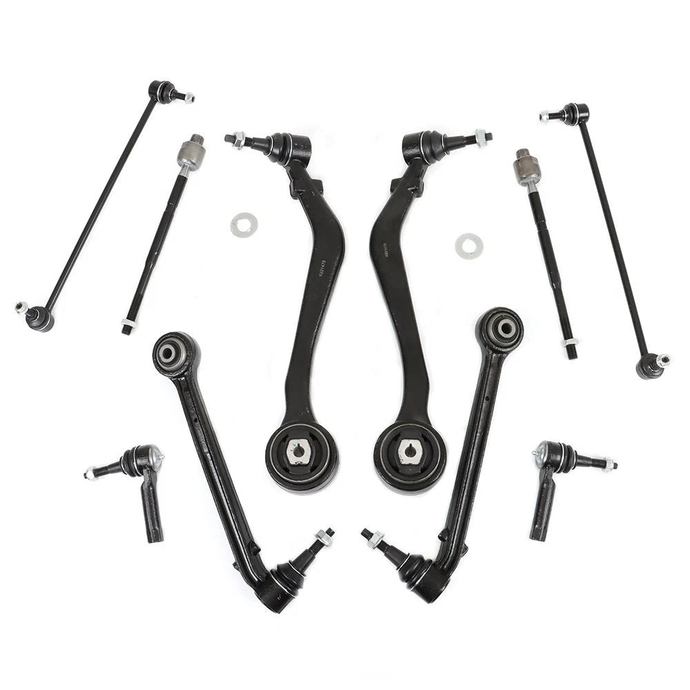 Set of 10 Front Lower Control Arms Tie Rods Sway Bars for Chevy Camaro (2010–2015)