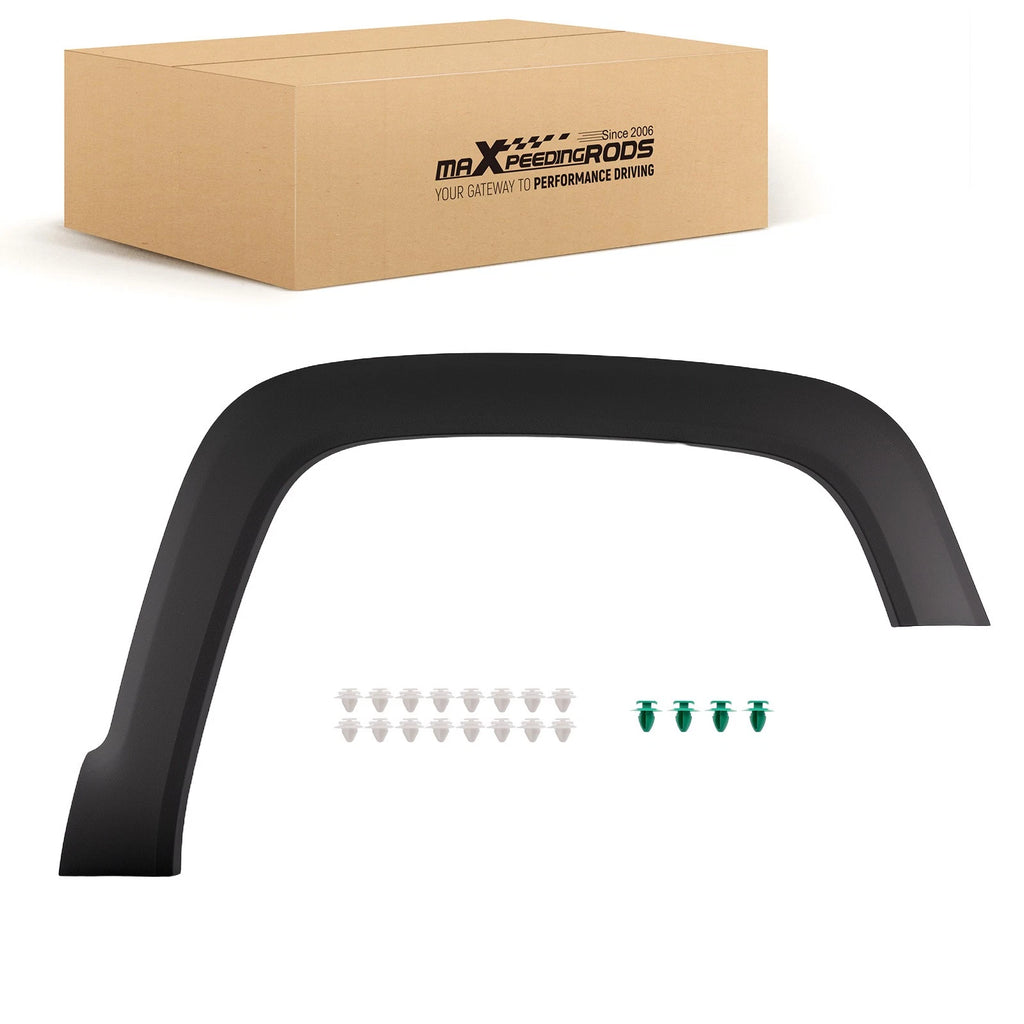 Black Front Fender Flare Right Side for Jeep Renegade 15-21 Direct Replacement