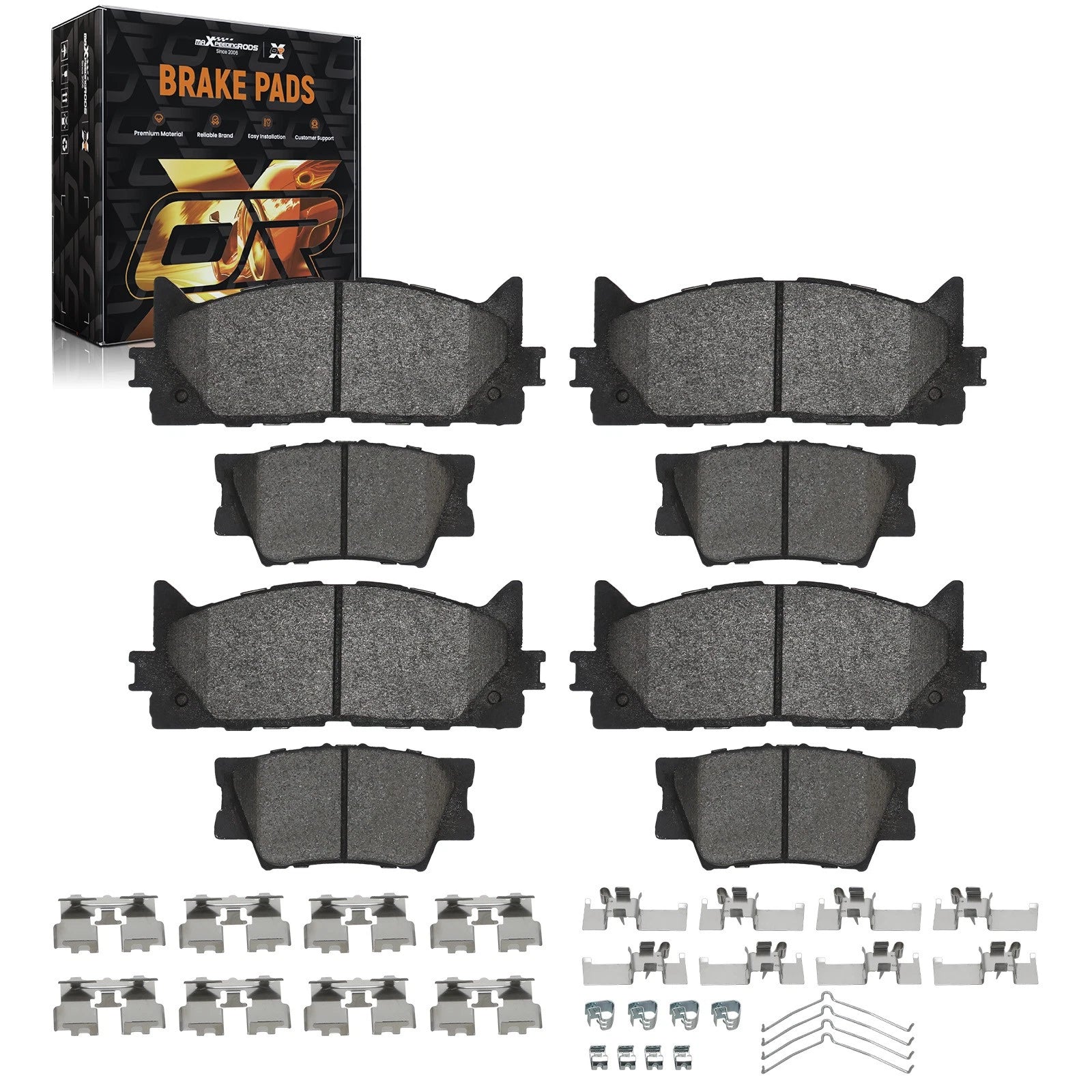 Brake Pads Kit for Lexus ES300h (2013–2018) / ES350 (2007–2018) D1212 D1293