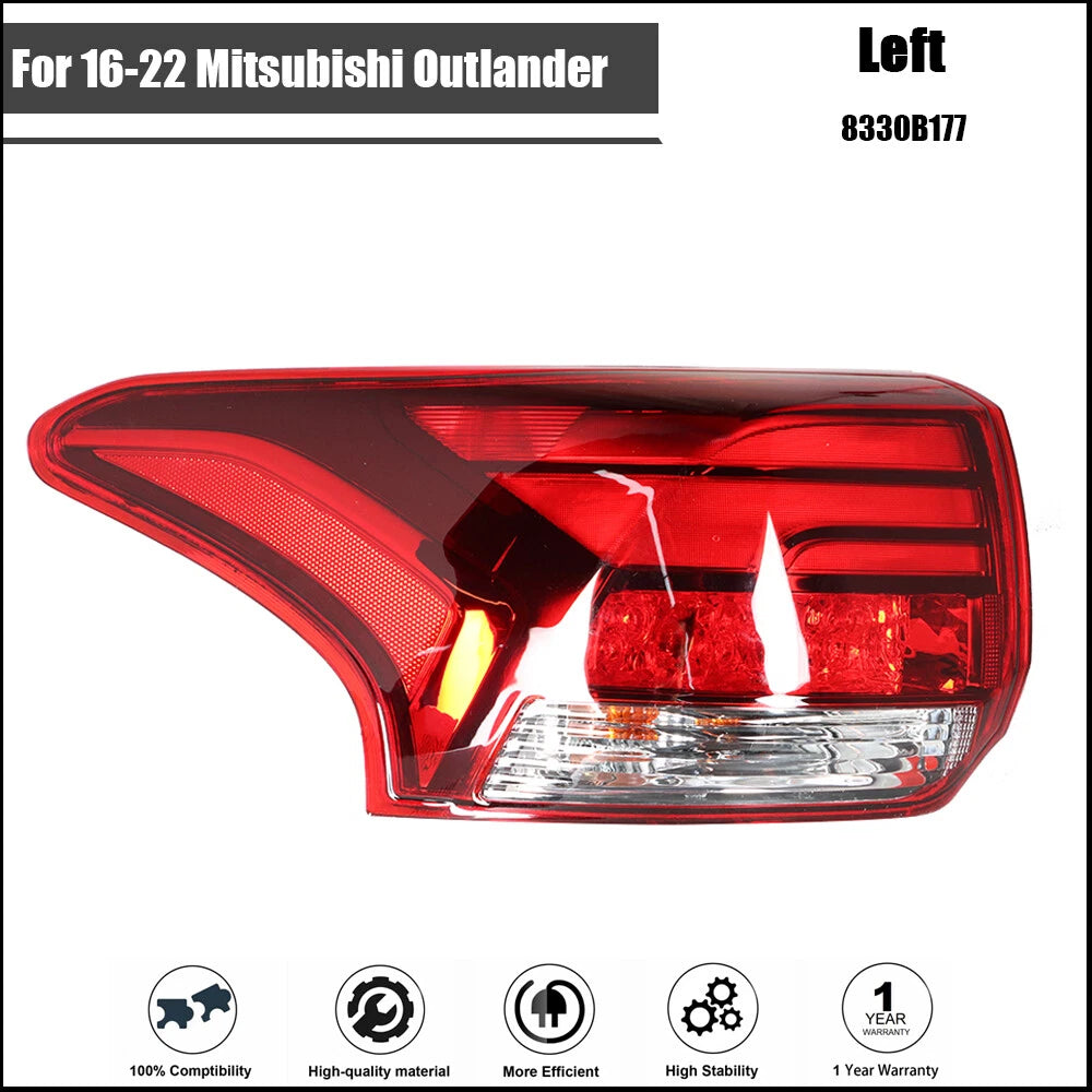 Outer Rear Tail Light Lamp for Mitsubishi Outlander (2016–2022)