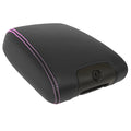 Leather Console Armrest Cover for Jeep Wrangler (2011–2017) Pink Stitch