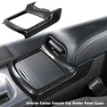 Carbon Fiber Black Central Cup Holder Frame Trim for Dodge Charger (2011–2023)
