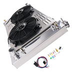 Aluminum Cooling Radiator with Fans for GMC C15 C25 C35 Pickup (1967–1972) CUC369