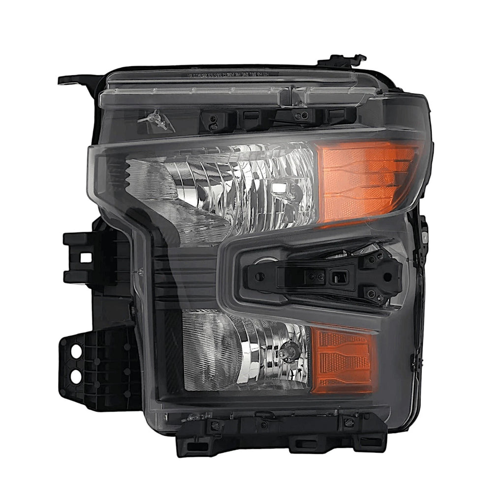 Halogen Headlight LH for Chevy Silverado 1500 (2022–2024) w/Black Trim