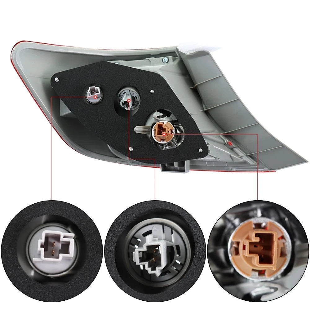 Outer Rear Brake Tail Light for Toyota Camry (2012–2014) Right Side Red