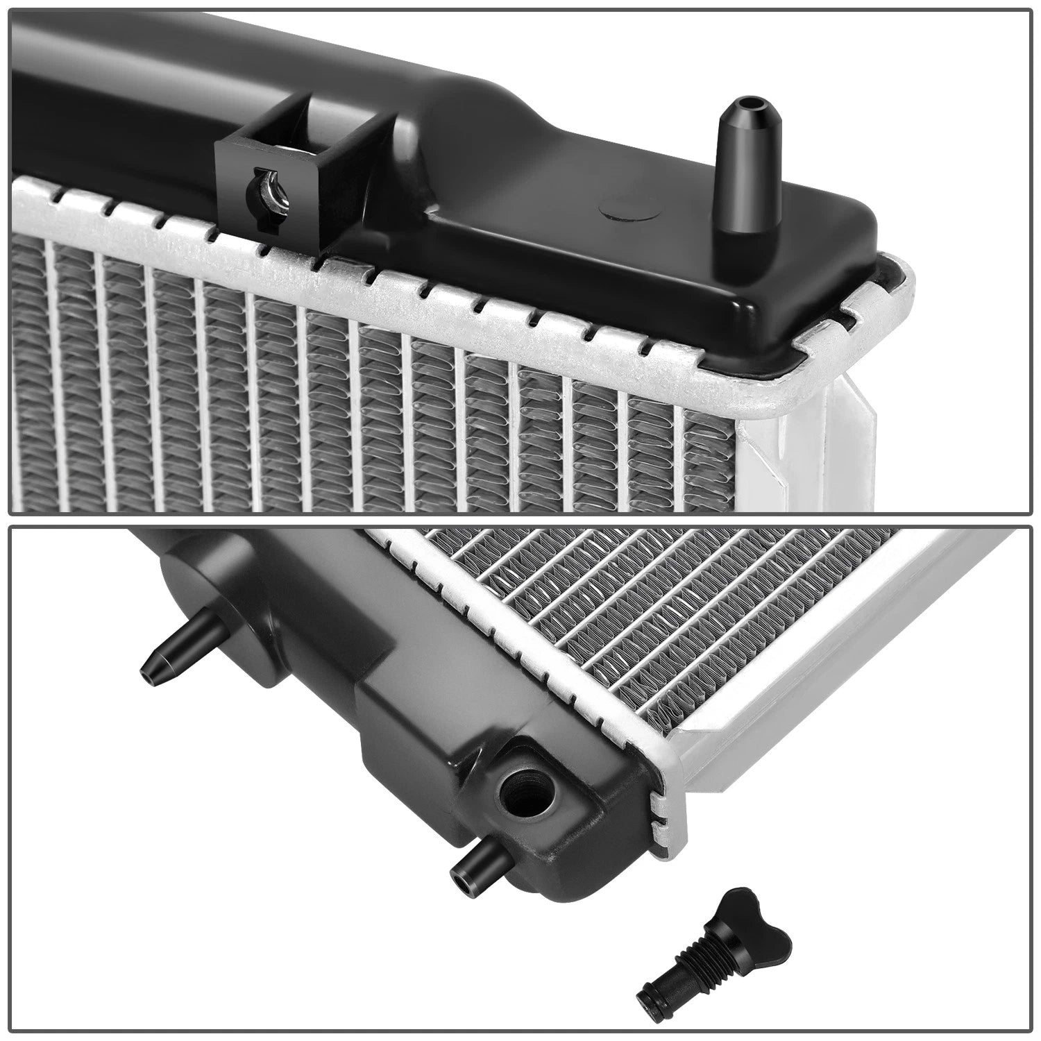 Aluminum Radiator for Mitsubishi Lancer 2.0L Turbo (2003–2006) DPI2676
