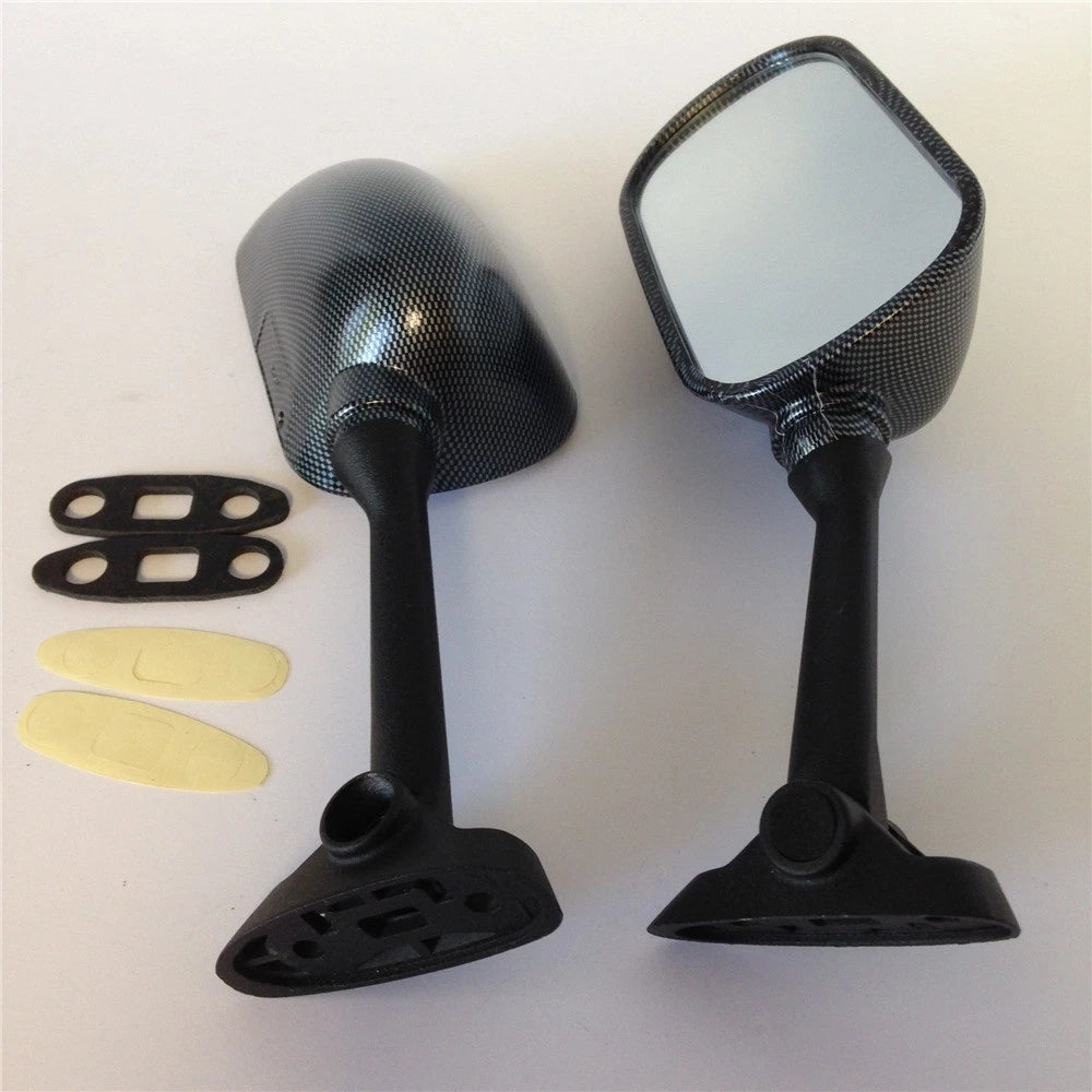 Carbon Fiber Racing Mirrors for Suzuki GSXR 1000/SV650 (2003–2006)