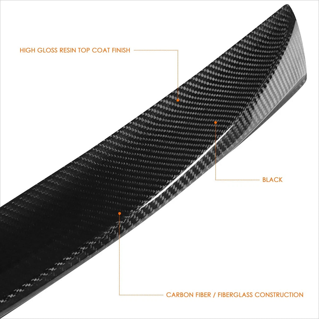 Carbon Fiber AMG-Type Rear Trunk Lid Spoiler for Mercedes-Benz GLE Class (2016–2019)