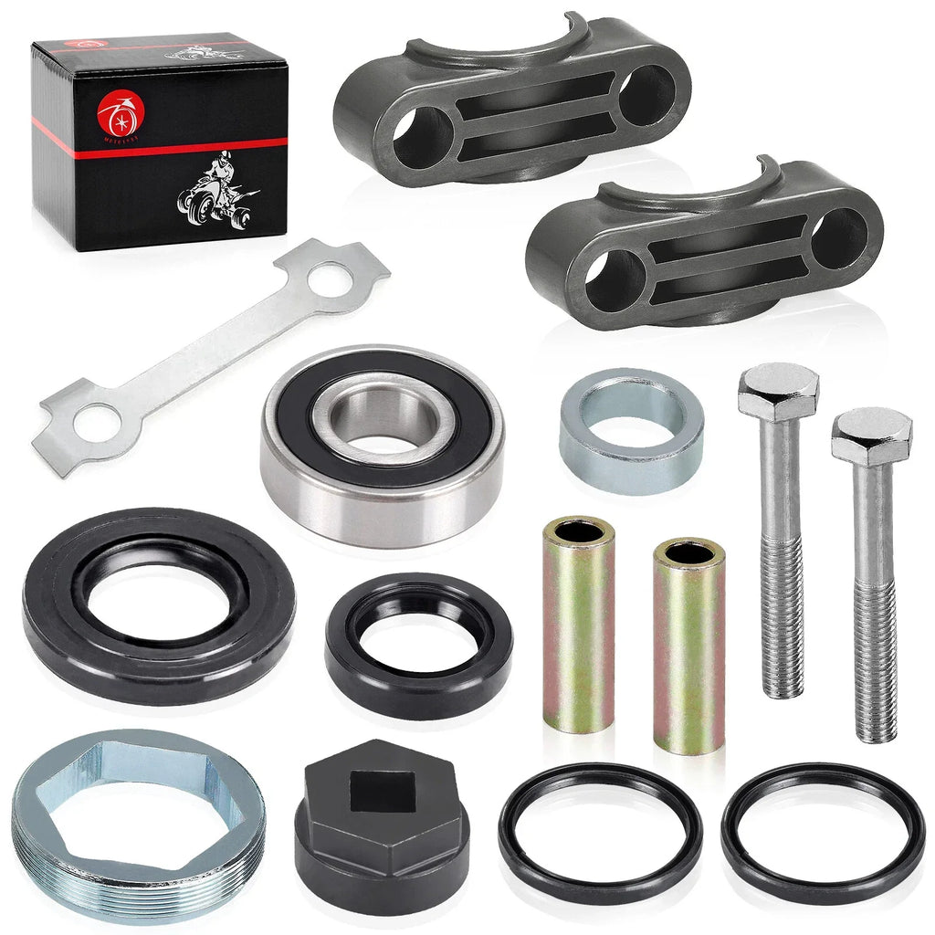 Steering Stem Bushing Bearing Seal Holder Nut for Yamaha Grizzly (2003–2024)