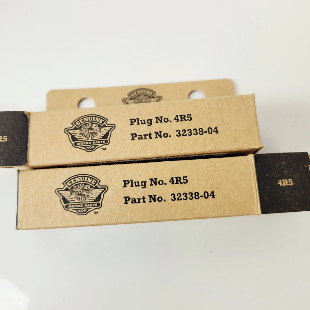 Set of 2 Spark Plugs for Harley-Davidson XL (1971–1978) 4R5 OEM 32338-04