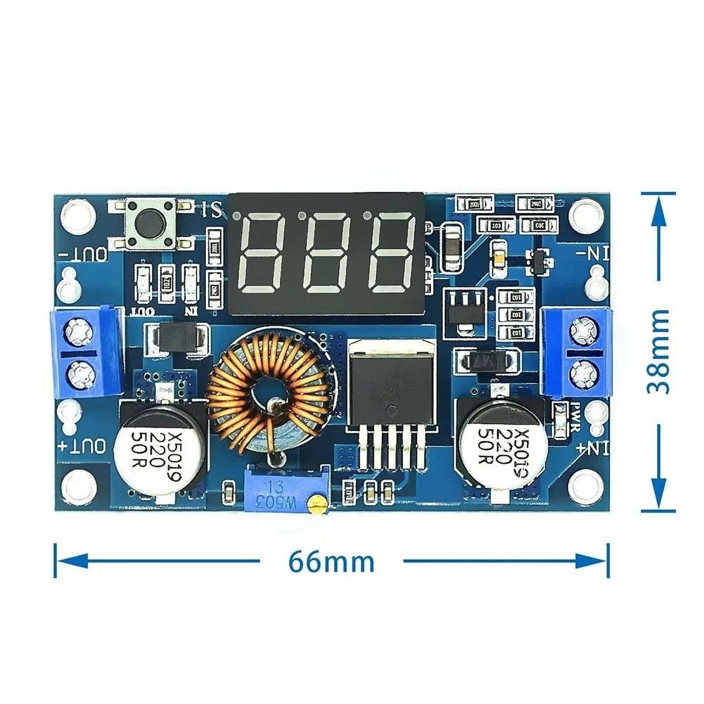 XL4015 DC-DC Step Down Power Module 5A 75W with LED Voltmeter