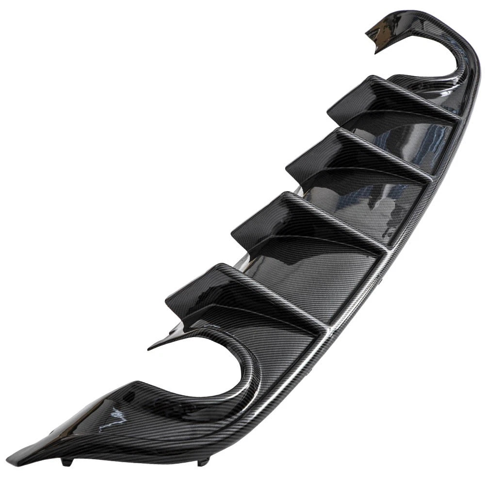 Rear Bumper Diffuser Lip Carbon Fiber for Dodge Charger SRT R/T Scat Pack (2015–2020)