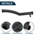 Radiator Hose Coolant Pipe for Audi A3 (2007–2012) No. 03C121065J Plastic Black