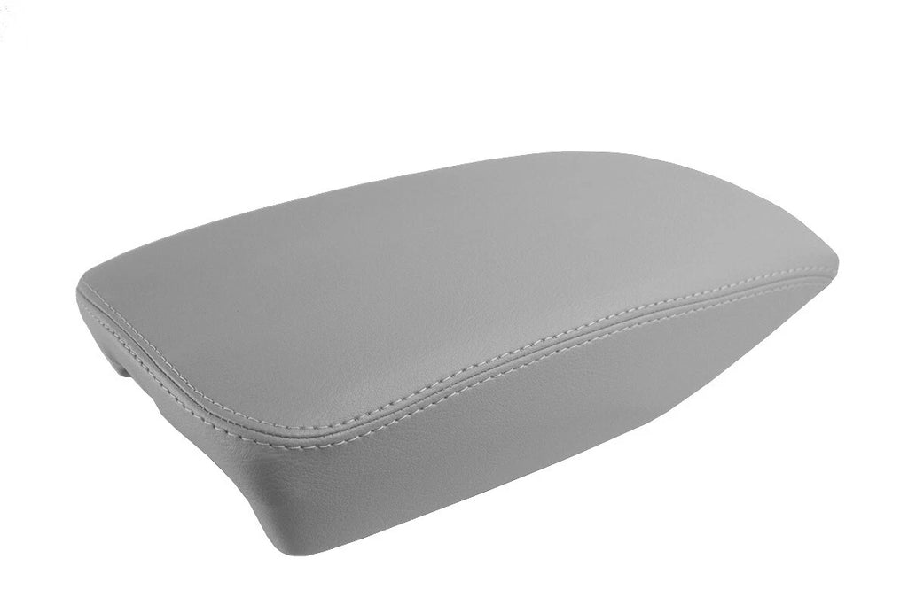 Leather Console Lid Pull Over Cover for Cadillac CTS (2003–2007) Gray