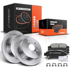 Ceramic Brake Pads and Rear Disc Rotors for Toyota Sienna (2004-2010)
