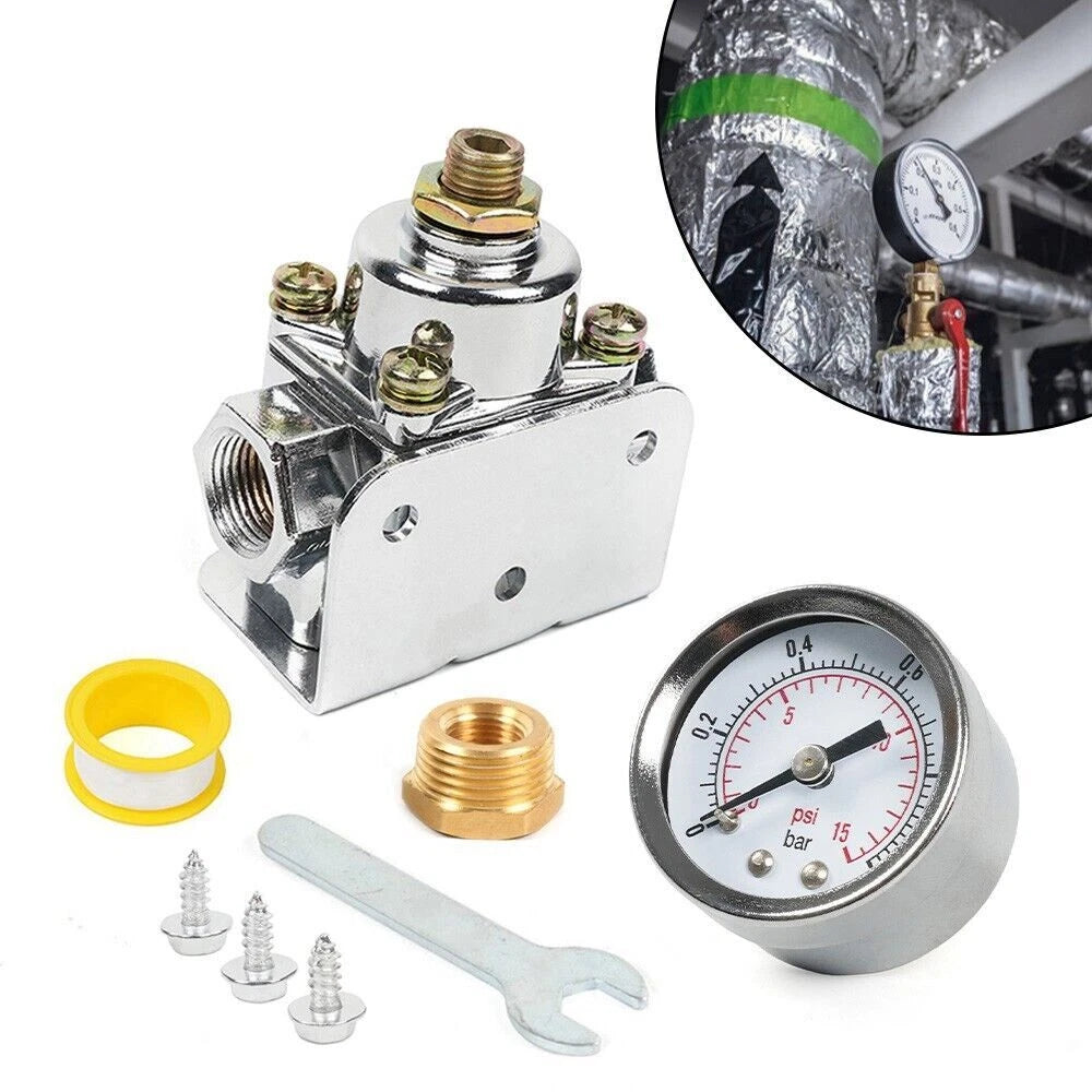 Holley 12-803 Carburetor Fuel Pressure Regulator Gauge for (N/A)