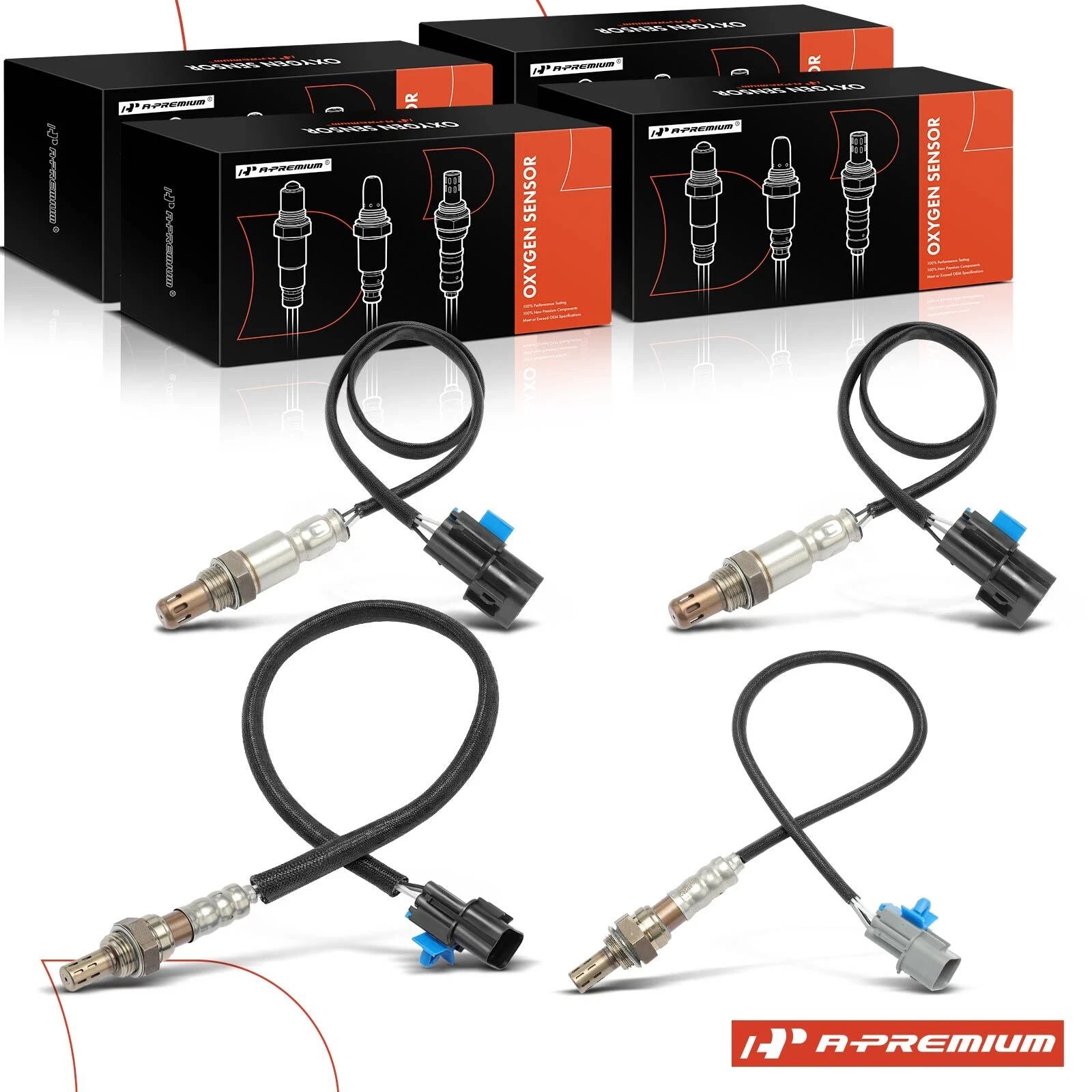 Set of 4 O2 Oxygen Sensors for Kia Sorento (2011–2018)