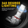 2PC AUXITO 9006 HB4 LED Fog Driving Light for M4 EXV