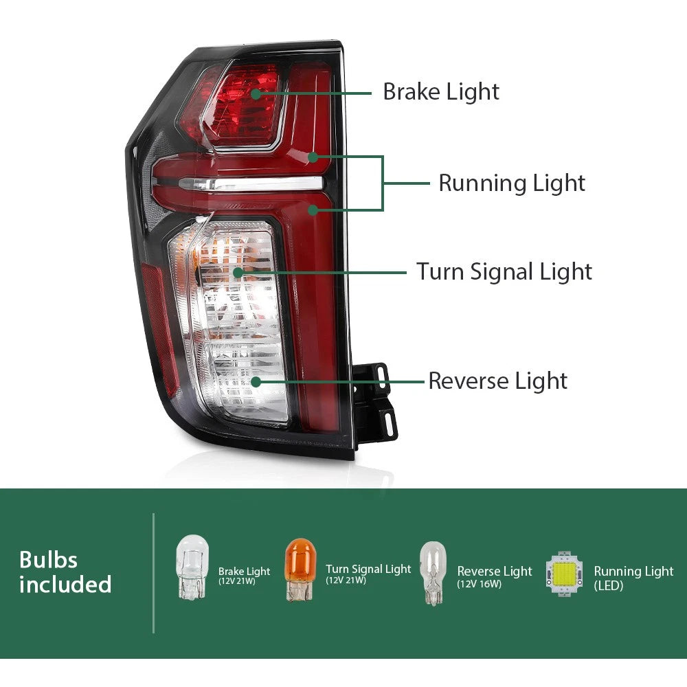 LED Tail Lights for Chevy Suburban Tahoe (2021–2023) Left/Right Pair