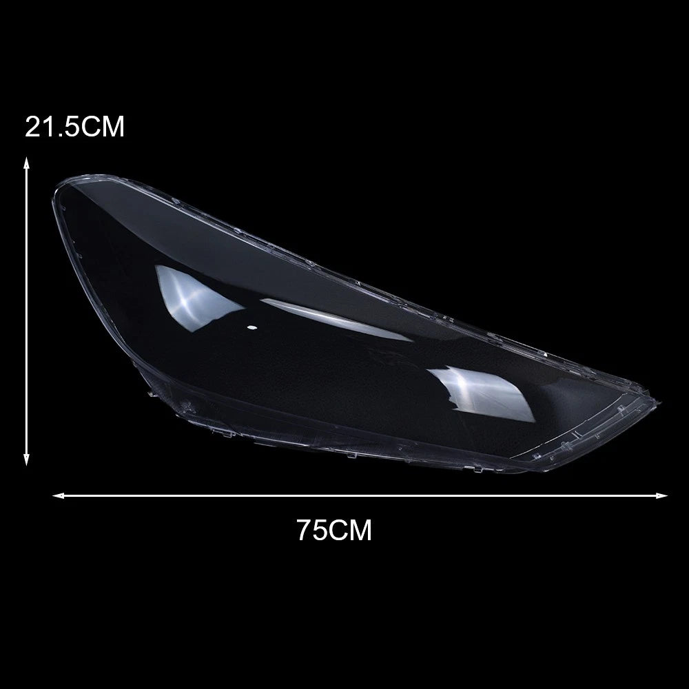 Set of 2 Headlight Lens Covers for Hyundai Tucson (2015–2018)
