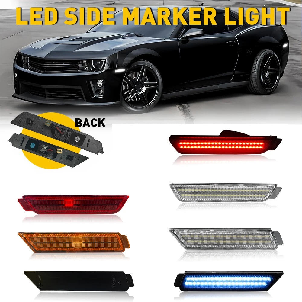 LED Side Marker Lights for Chevy Camaro (2010–2015)