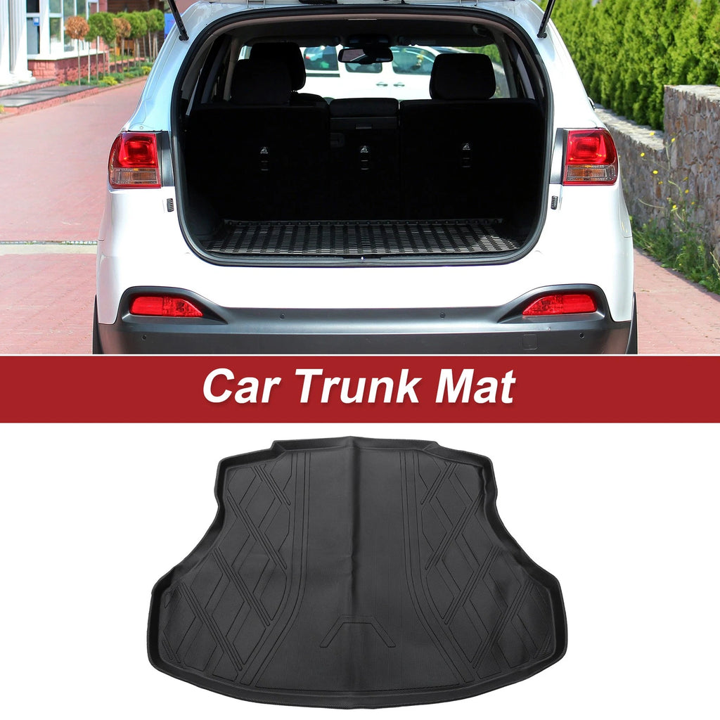 Cargo Liner Rear Trunk Mat for Honda Civic (2012–2015) TPE Diamond Pattern