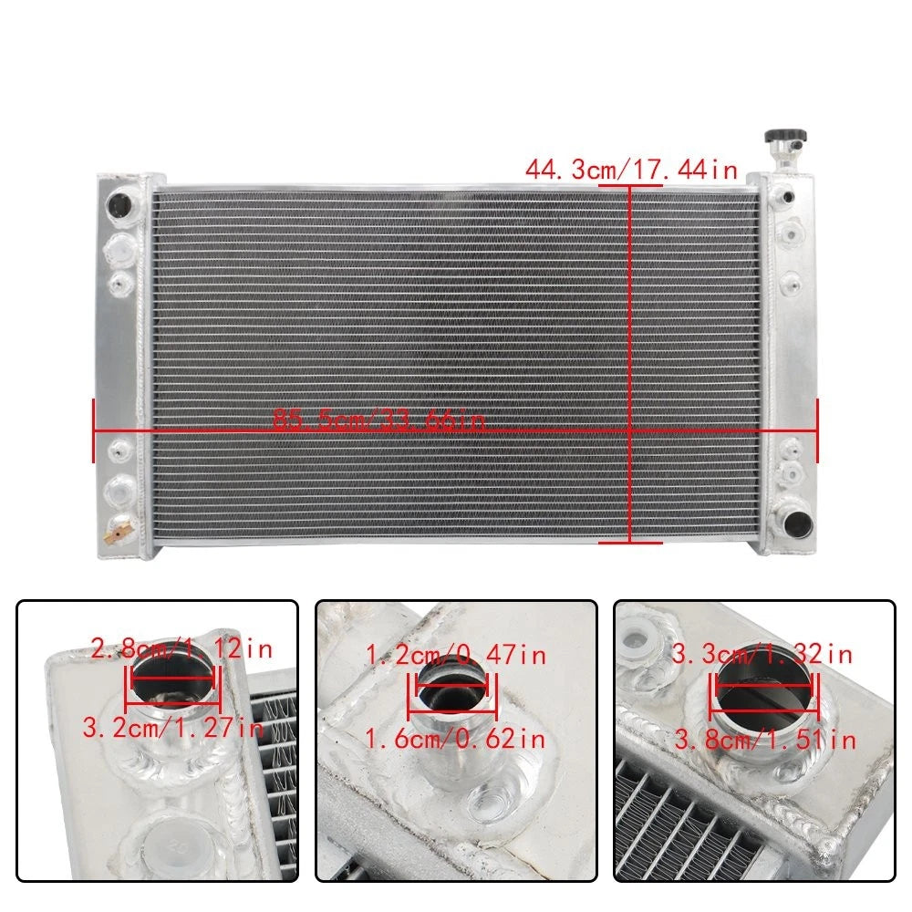 3-Row Radiator for Chevy C/K 1500 2500 3500 (1988-1999)