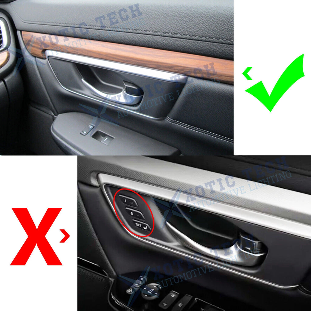 Carbon Fiber Texture Door Handle Bowl Trim for Honda CR-V (2017-2022)