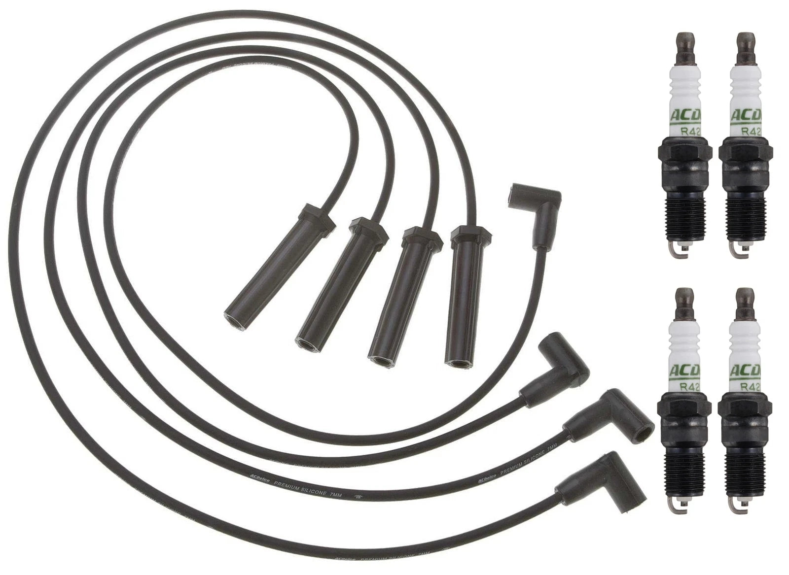 Professional Ignition Wire Set & ACDelco Spark Plugs for S10 Sonoma (1994–2004)