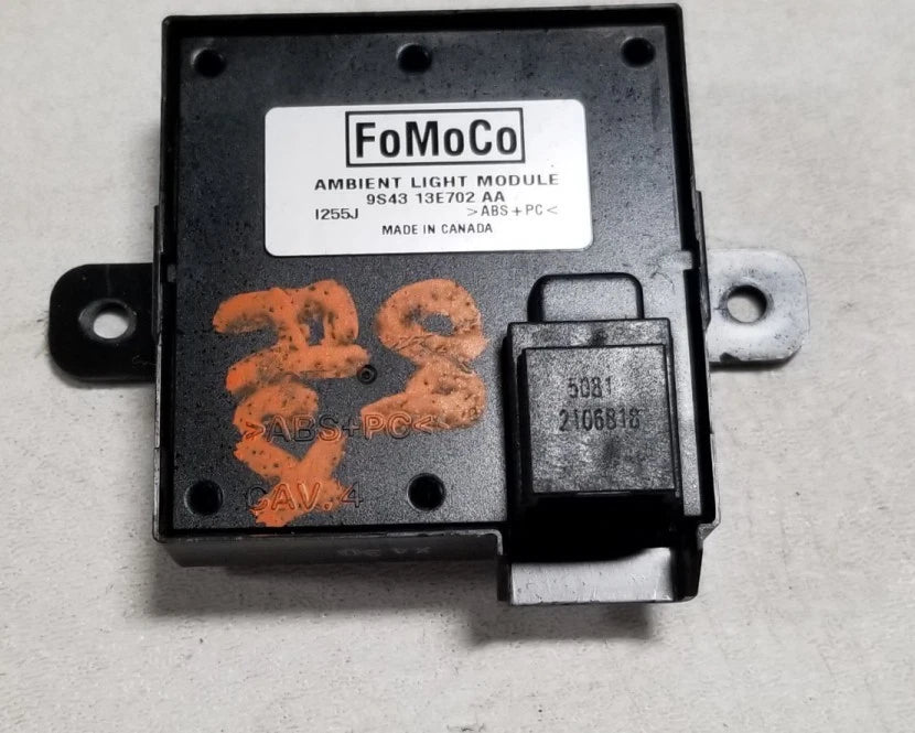 Ambient Lighting Module for Ford Flex Fusion Mercury Milan (2009–2012) 9S4313E702AA