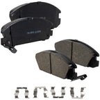 Front Ceramic Brake Pad Set for Honda Accord (1986–1989)
