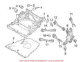 Genuine OEM Rear Forward Suspension Trailing Arm 33326862410 for BMW