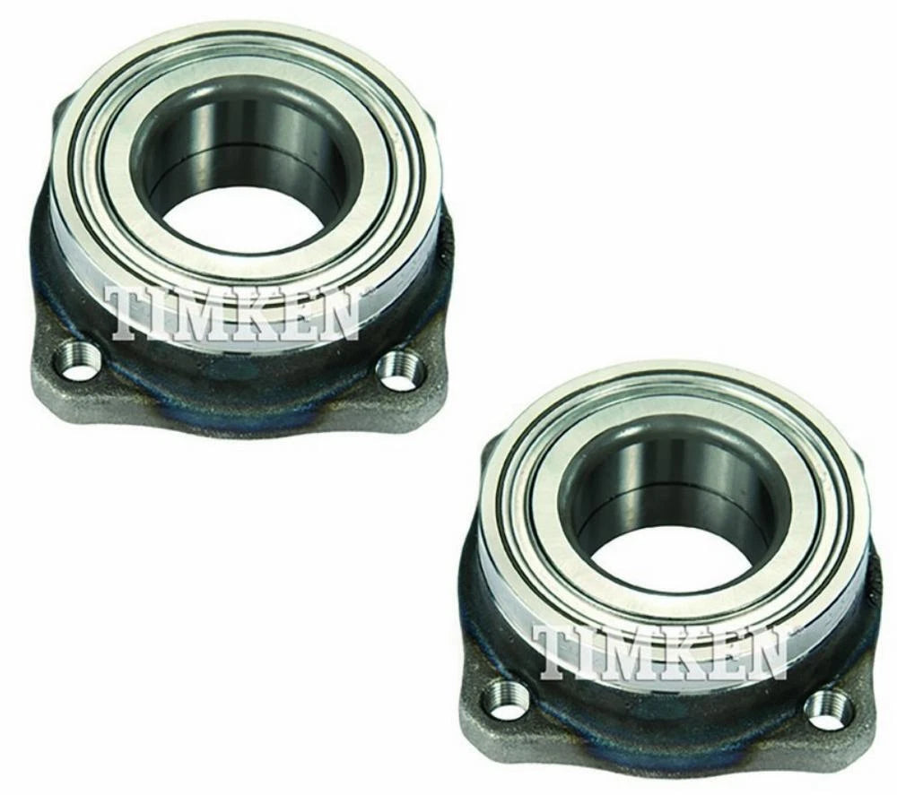 Set of 2 Rear Wheel Bearings & Hubs for BMW F02 F06 F10 F07 AWD