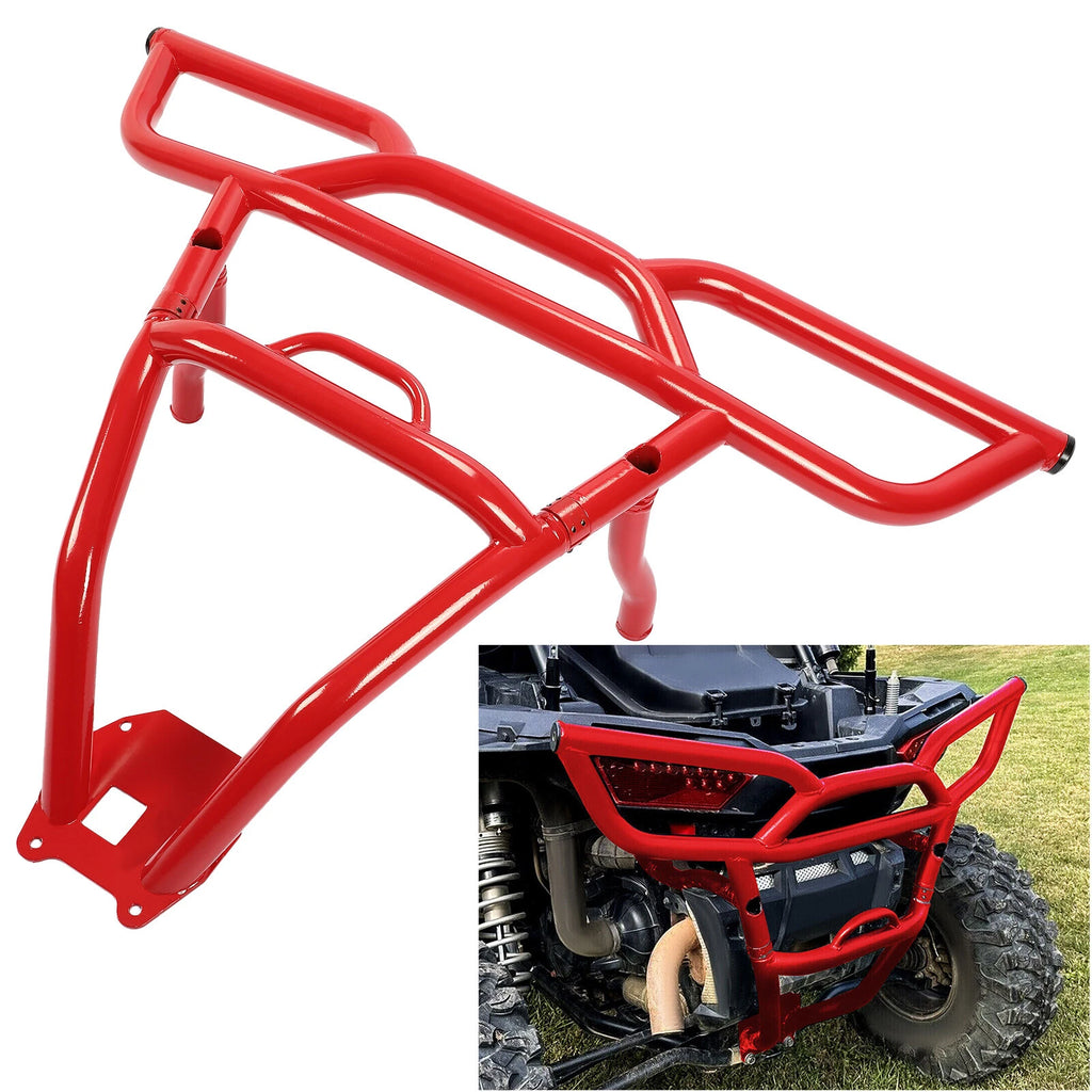 Heavy Duty Rear Bumper for Polaris RZR XP 1000 (2014–2018) - Red