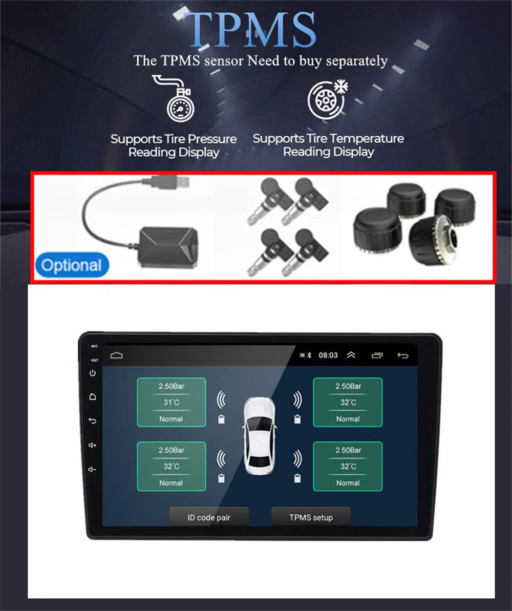 9" Android 13 Stereo Radio GPS Navigation Head Unit for SAAB 9-3 (2007-2011)