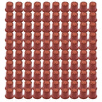 Set of 100 Plastic Plant Flower Starting Pots for Seedlings