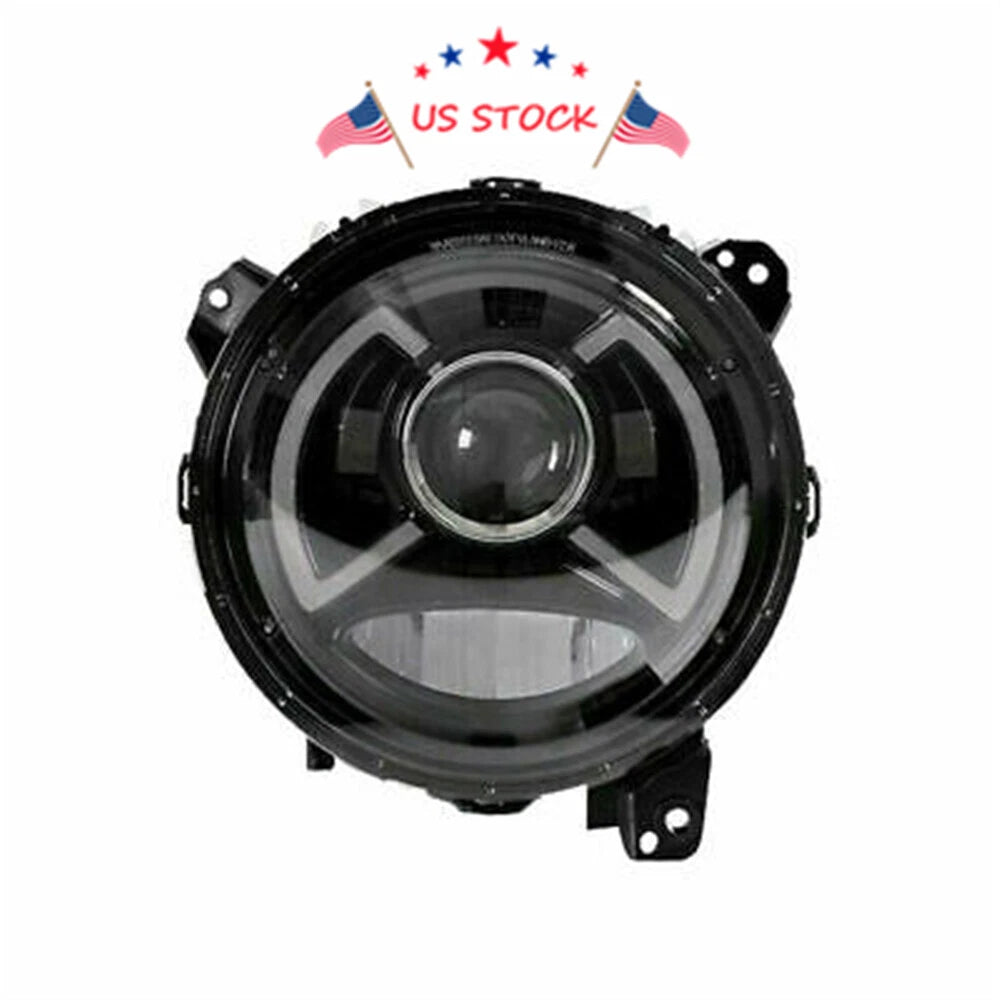 2X Front Full LED Projector Headlights for Jeep Wrangler JL (2018-2019)