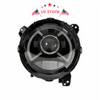 2X Front Full LED Projector Headlights for Jeep Wrangler JL (2018-2019)