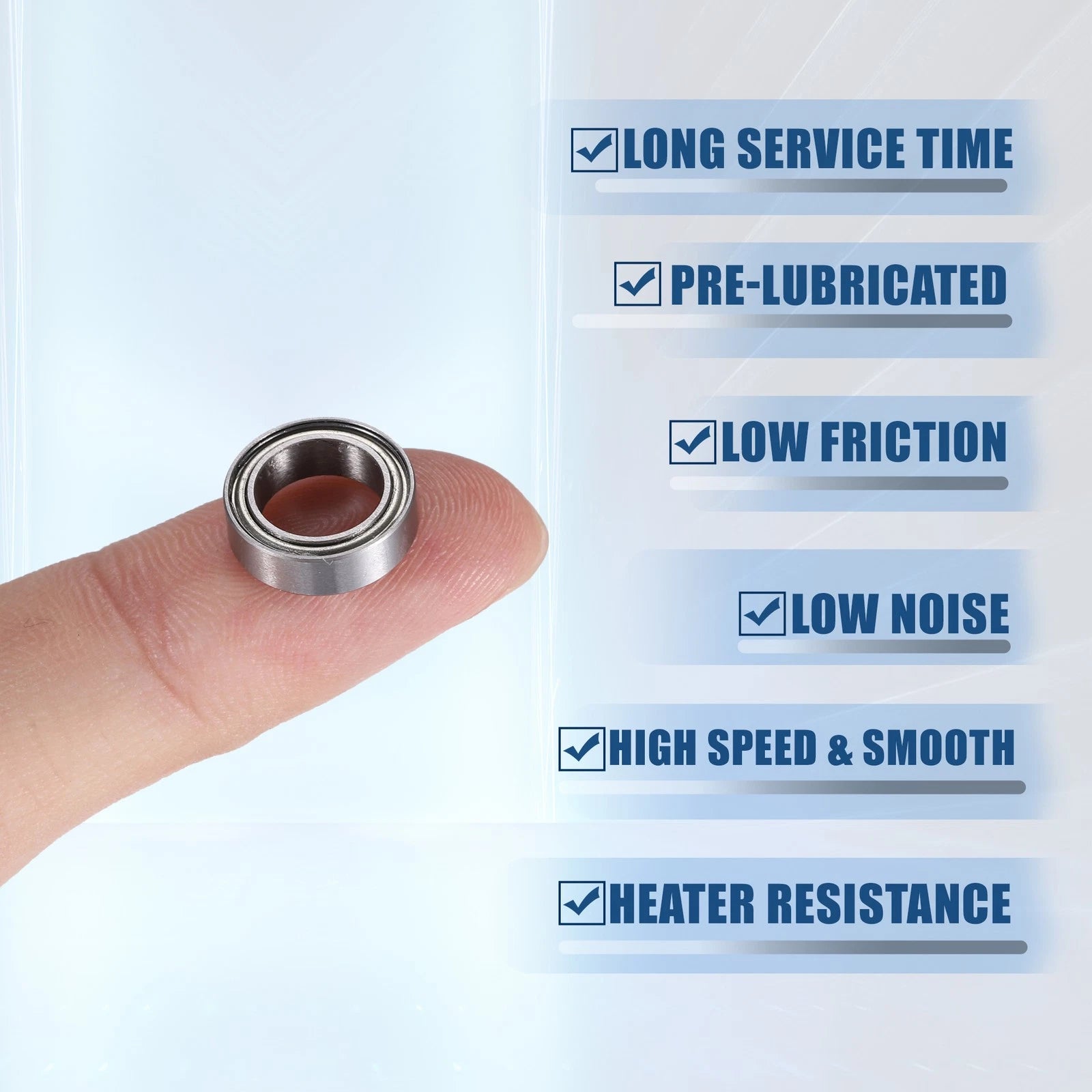 20 Pcs MR128ZZ Deep Groove Ball Bearings for Cars (8x12x3.5mm)
