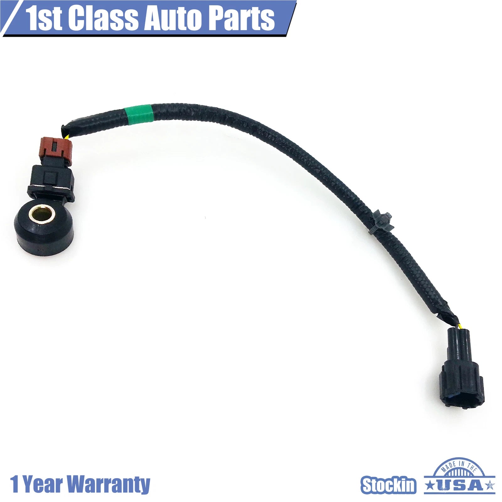 Knock Sensor with 14" Wiring Harness for Infiniti G20 Q45 QX4 Nissan Altima (1993–2002)