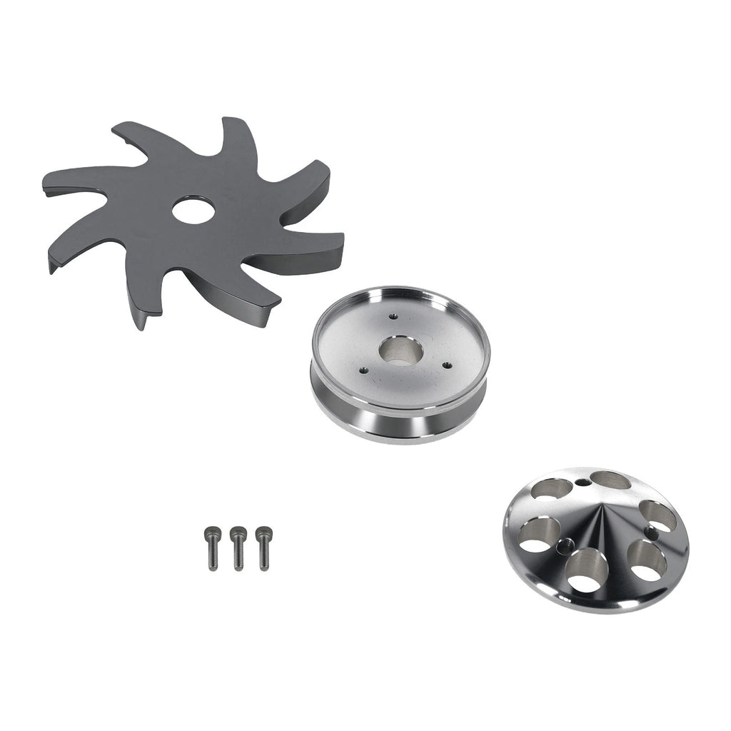 Single Groove Billet Pulley & Fan for GM Cadillac 472-500-502 (1963–1970)