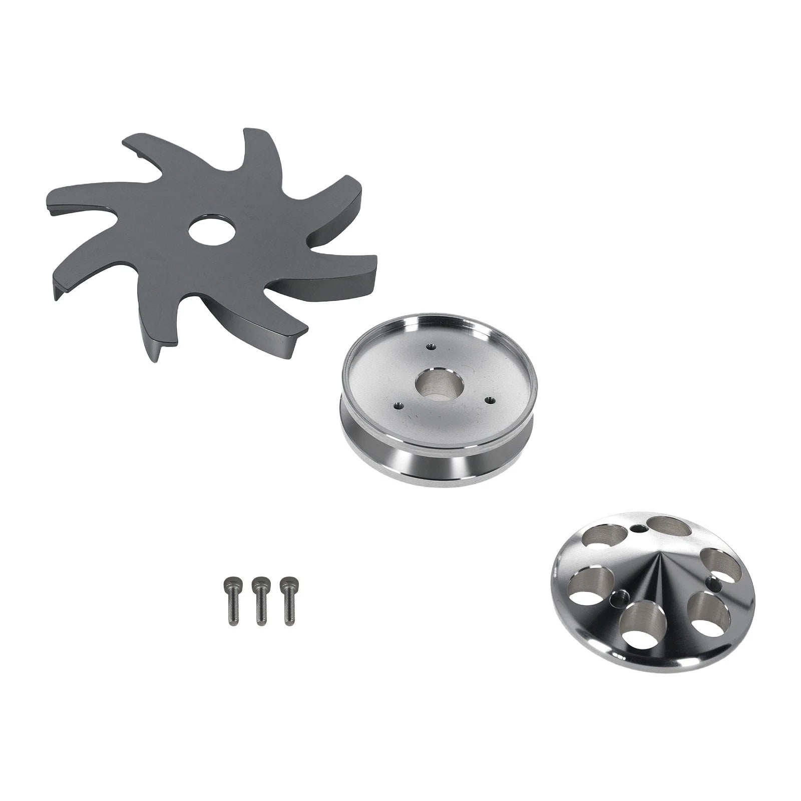 Single Groove Billet Pulley & Fan for GM Cadillac 472-500-502 (1963–1970)