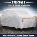 Set of 1 Car Cover for Nissan Sakura (2023–2023) Outdoor Waterproof Silver Tone