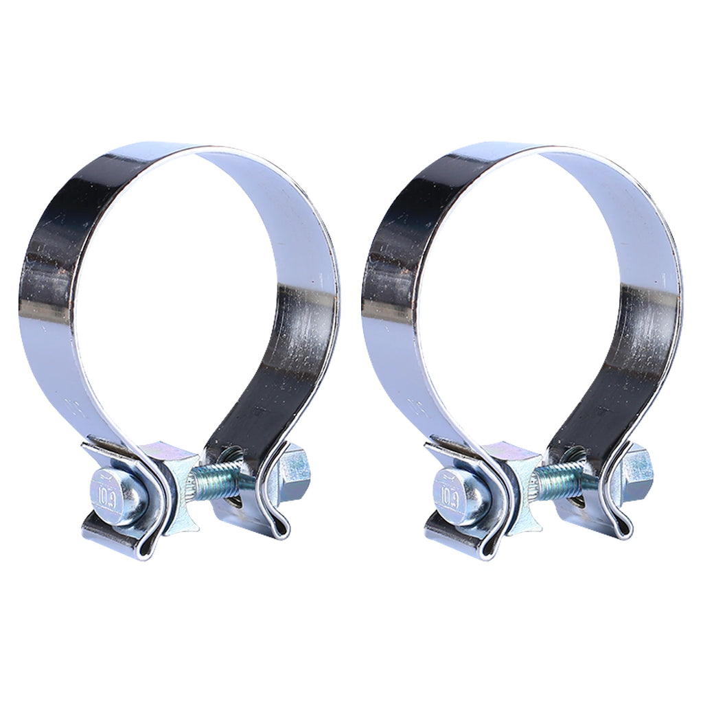 2Pcs 3” T409 Stainless Steel Exhaust Clamps for Universal Applications