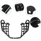 Set of 2 Black Nerf Bars w/Nets for Honda TRX 700XX (2008–2009)