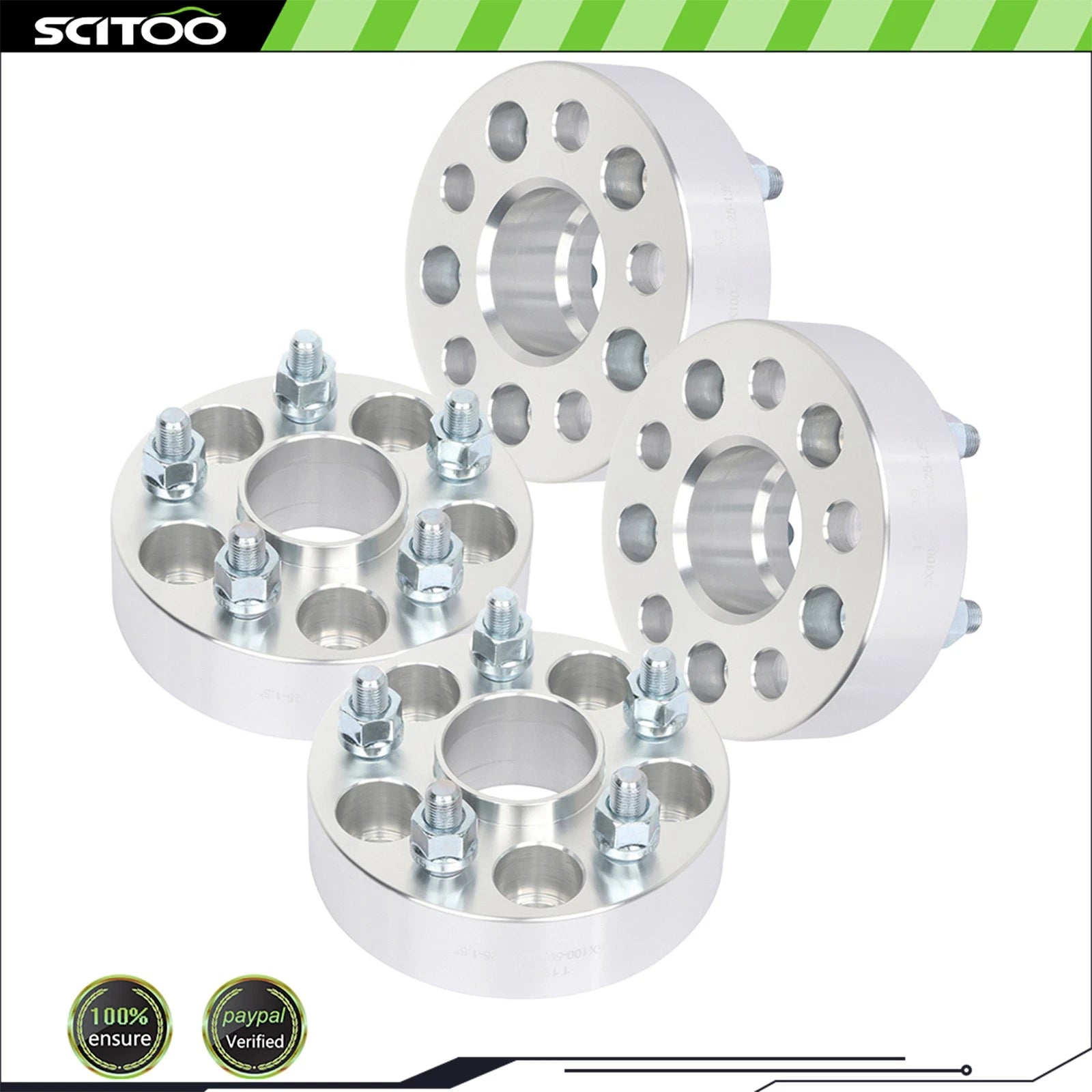 4X 5x100 1.5" Wheel Spacers 12x1.25 for Subaru Outback Impreza Legacy Forester