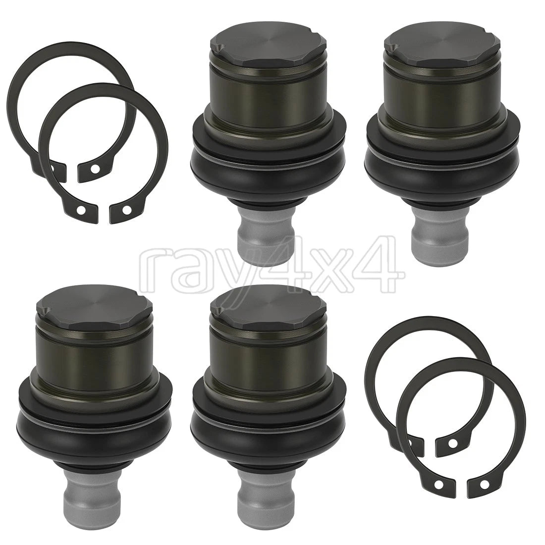 Set of 4 Upper Lower Ball Joints for Arctic Cat 250 300 2X4 4X4 (1998–2005)