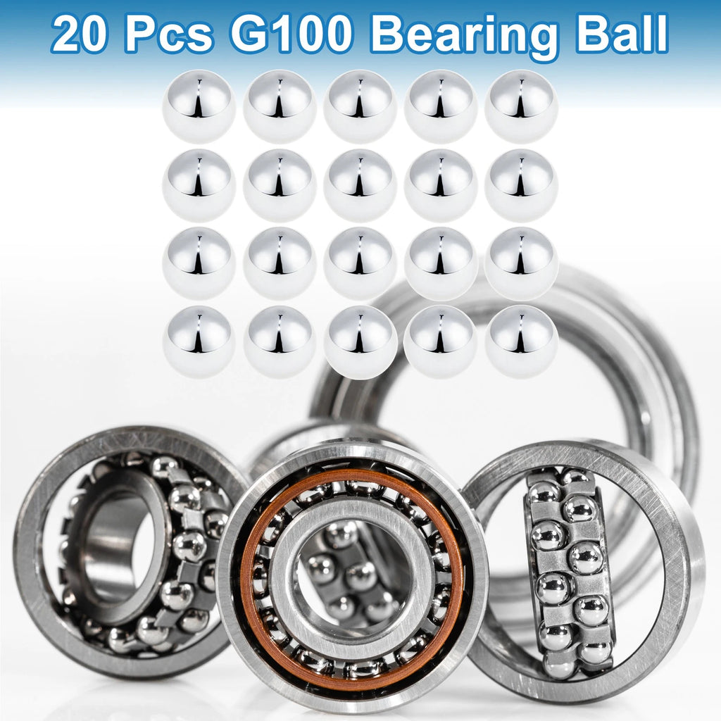 20 Pcs 14.0mm G100 Precision Ball Bearings for Various Applications