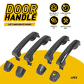 Exterior Door Handle Set of 2 for Toyota 4Runner (2010–2020) RH LH Black EB