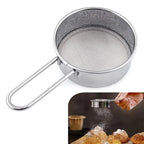 304 Stainless Steel Flour Sifter 40 Mesh Handheld Tool for Baking